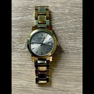 Burberry sapphire crystal watch